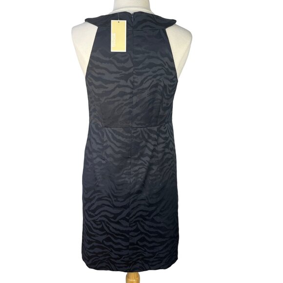 Michael Kors Womens Sheath Dress Black Sleeveless Elegant Size 6 NEW - Picture 2 of 11